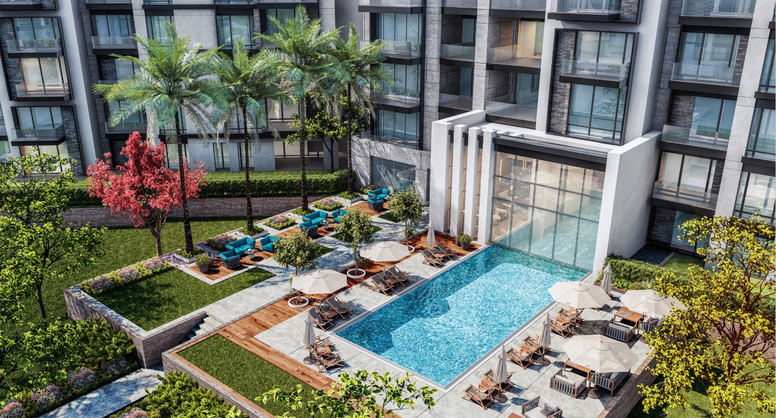 كمبوند سوان ليك التجمع الأول حسن علام – Swan Lake Hassan Allam Residence New Cairo