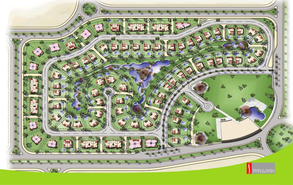 In New Cairo, book your villa in La Nuova Vista compound with an area of 654 m²