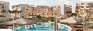 For sale in installments an apartment of 121 meters with a garden in Granda Life El Shorouk project