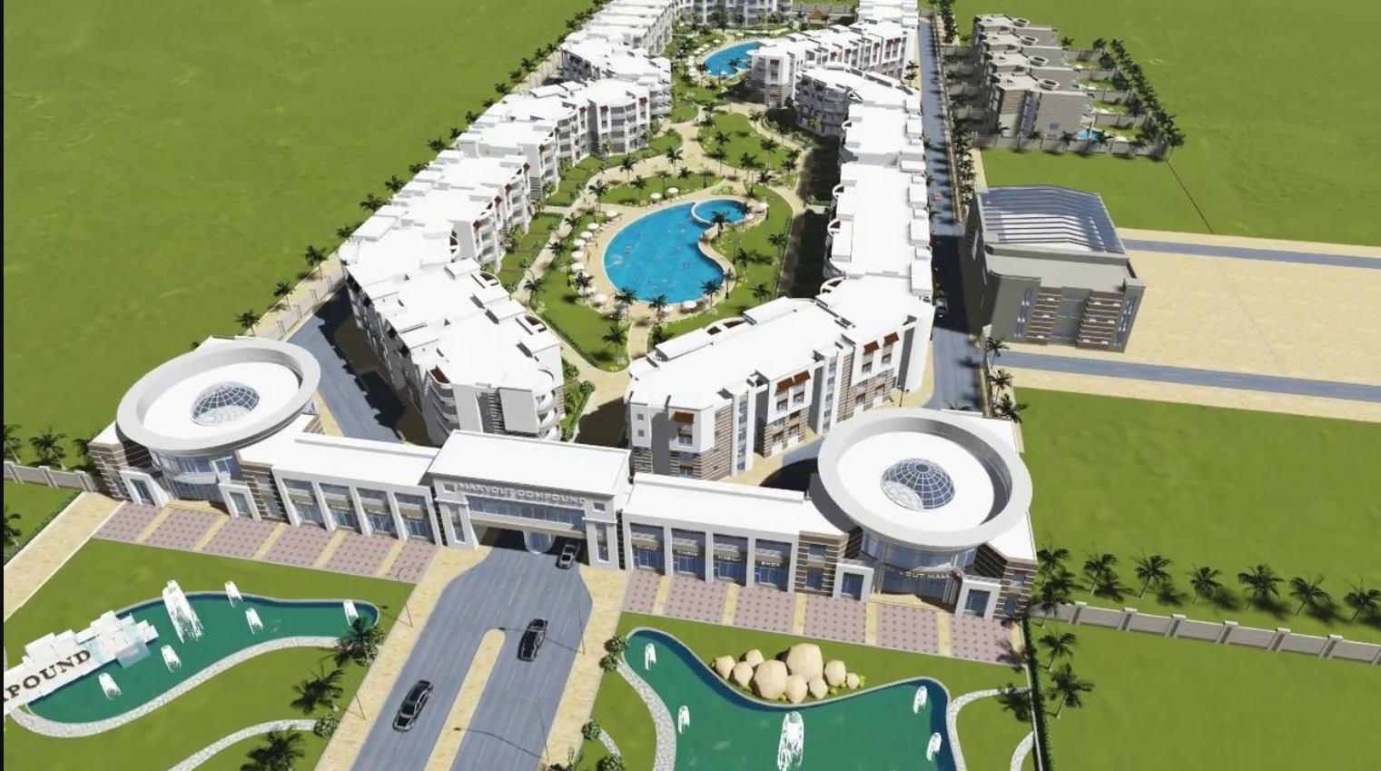 كمبوند اليكستند كينج ماريوت الاسكندرية السلام انتربيلد-  Alextend Compound King Mariout Alexandria