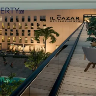 For sale in IL Cazar Compound New Cairo a villa with an area of 220 meters at a very attractive price