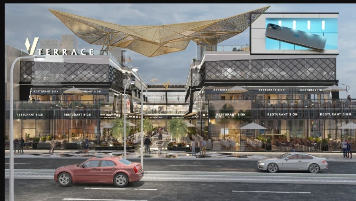 اشتري مكتب بمساحة 54 متر في مول في تراس القاهرة الجديدة