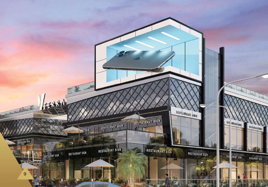 اشتري مكتب بمساحة 54 متر في مول في تراس القاهرة الجديدة