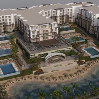 At an attractive price a 130m chalet in Marina Hills Ain Sokhna Resort with a great view