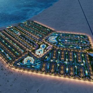 Dream chalet in Bayside Ras Sedr resort and installment over 8 years with an area of 165 meters