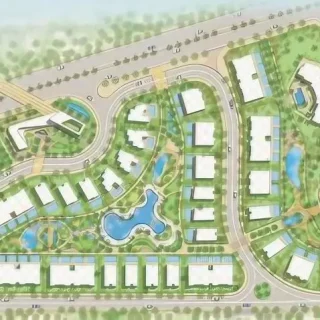 Seize the opportunity and buy a townhouse with an area of 231m in Lake West Sheikh Zayed Compound
