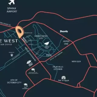 Seize the opportunity and buy a townhouse with an area of 231m in Lake West Sheikh Zayed Compound